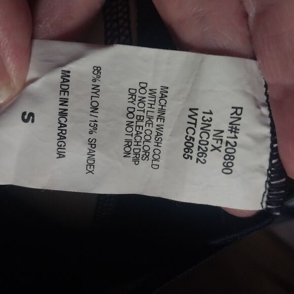 Wilson Black Athletic Compression Shorts - Picture 3 of 3